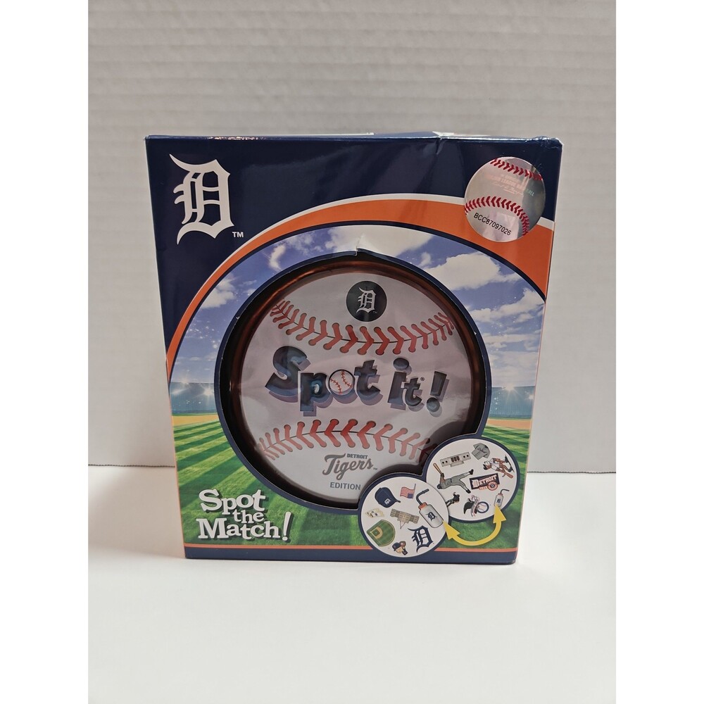 MLB Detroit Tigers Spot it! Card Game New